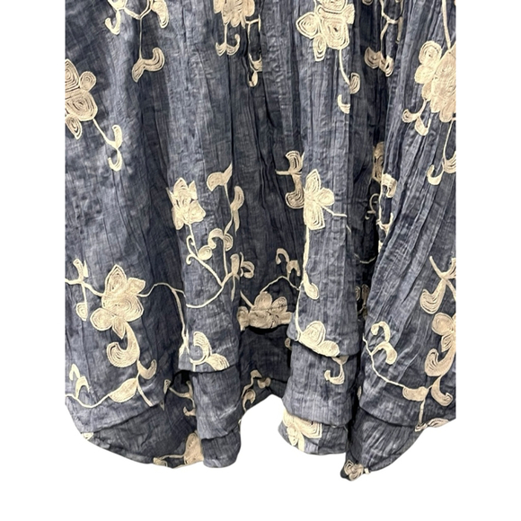 Anthropologie NWT Isabella Sinclair Floral Embroidered Sleeveless Dress Size Med - Picture 8 of 8